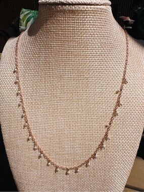 Pura Vida Rose Gold Pearl Drop Necklace
